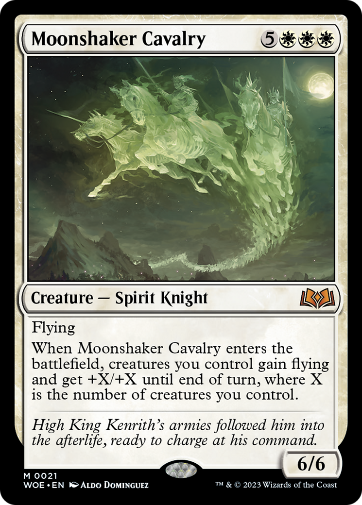 Moonshaker Cavalry [Wilds of Eldraine] | L.A. Mood Comics and Games