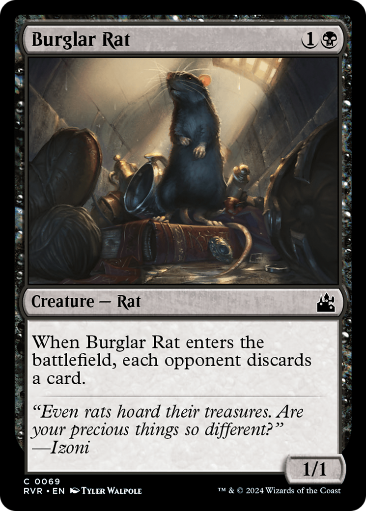 Burglar Rat [Ravnica Remastered] | L.A. Mood Comics and Games