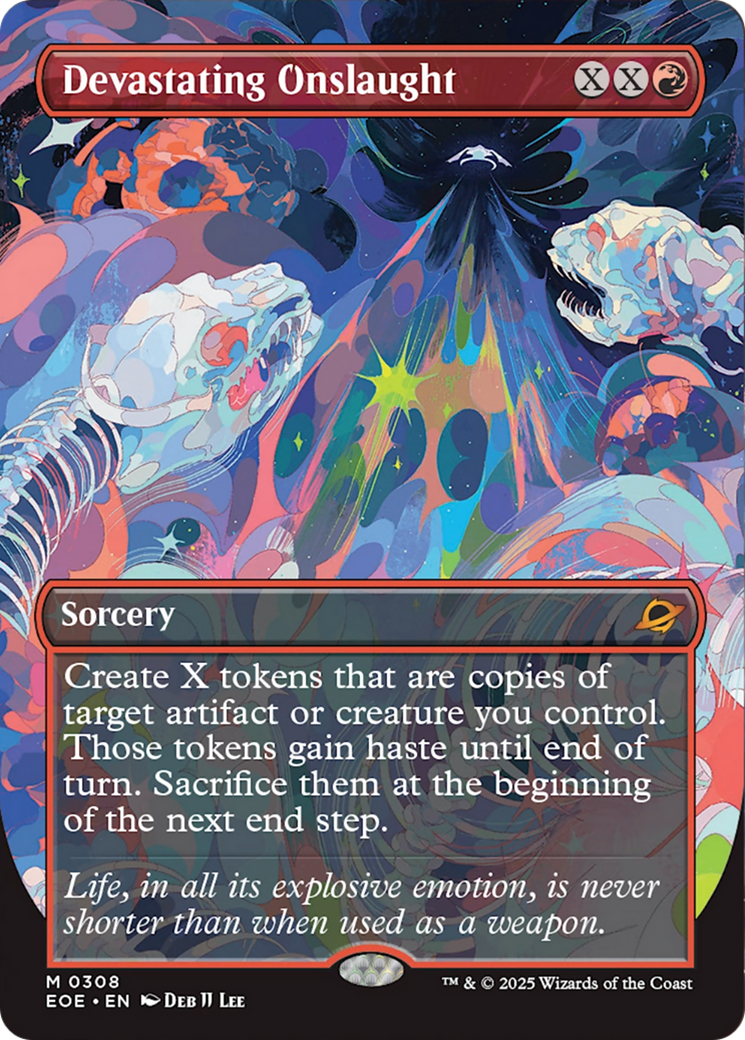 Devastating Onslaught (Borderless) [Edge of Eternities] | L.A. Mood Comics and Games
