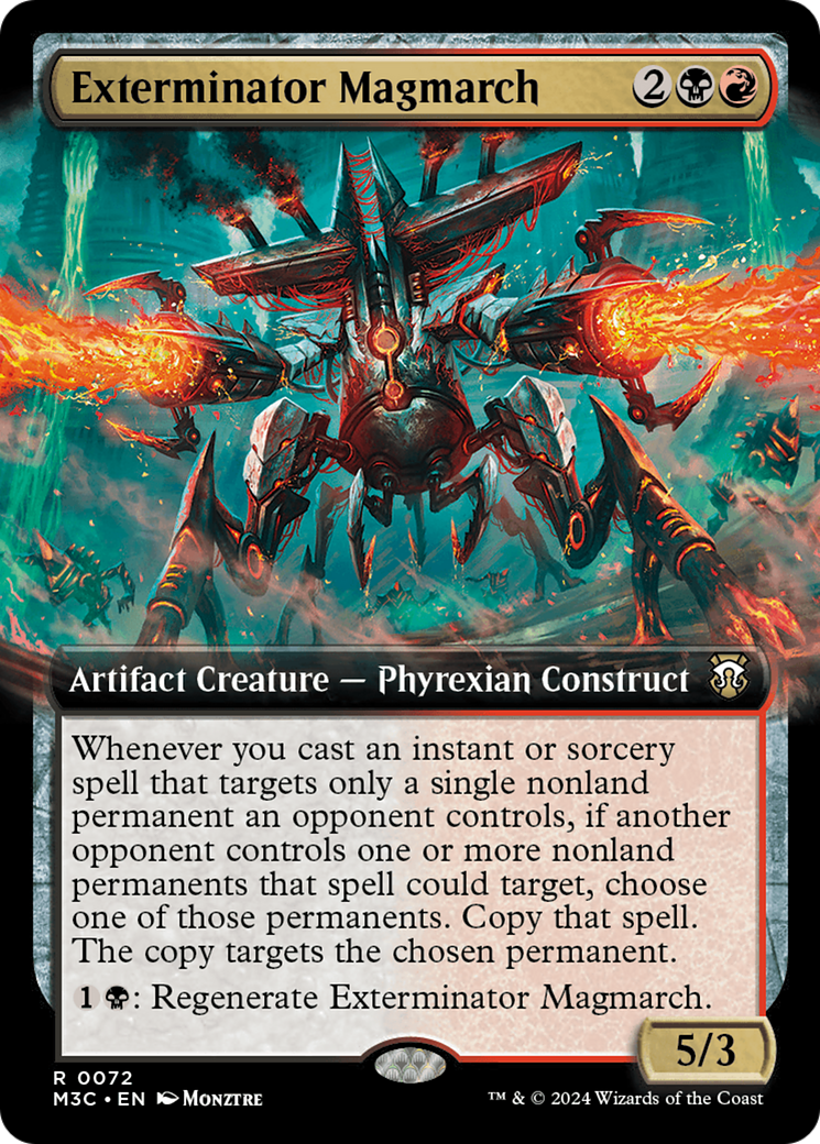 Exterminator Magmarch (Extended Art) (Ripple Foil) [Modern Horizons 3 Commander] | L.A. Mood Comics and Games