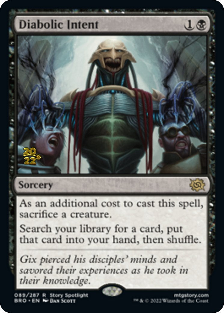 Diabolic Intent [The Brothers' War Prerelease Promos] | L.A. Mood Comics and Games