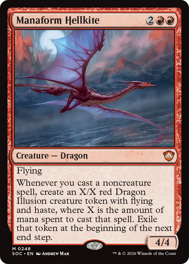 Manaform Hellkite [Secrets of Strixhaven Commander] | L.A. Mood Comics and Games