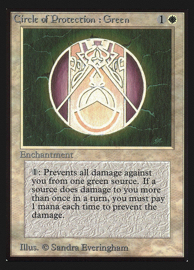 Circle of Protection: Green [International Collectors' Edition] | L.A. Mood Comics and Games