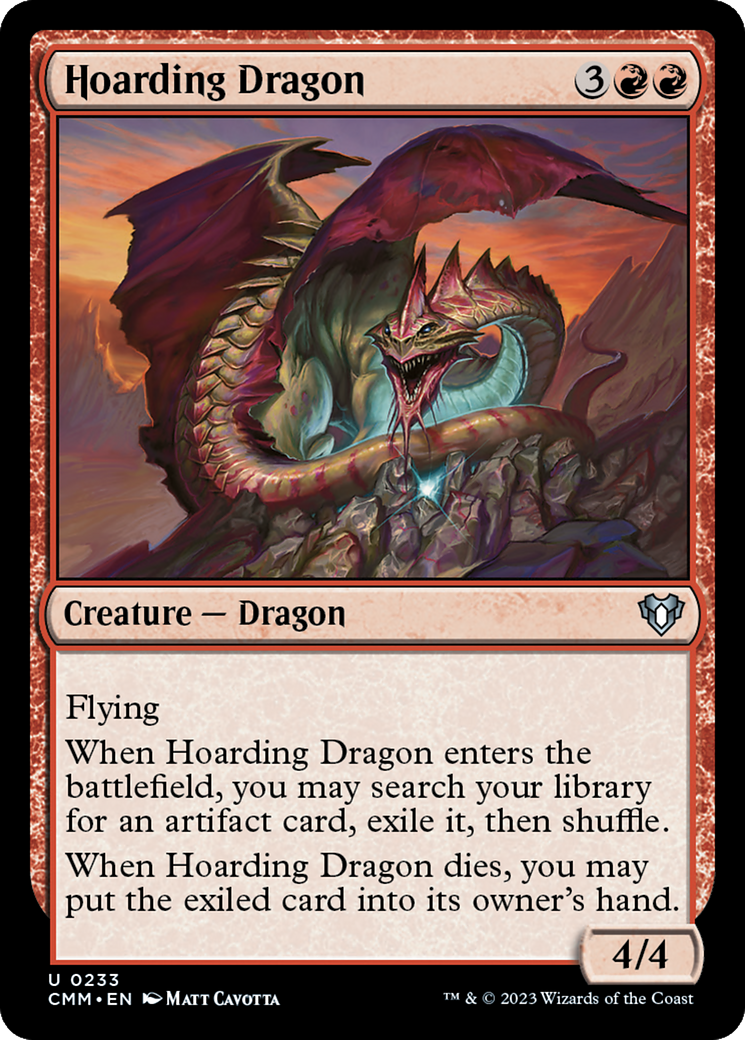 Hoarding Dragon [Commander Masters] | L.A. Mood Comics and Games