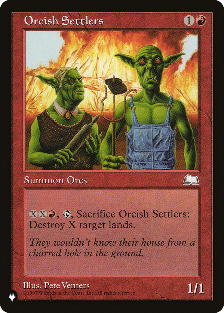 Orcish Settlers [The List] | L.A. Mood Comics and Games