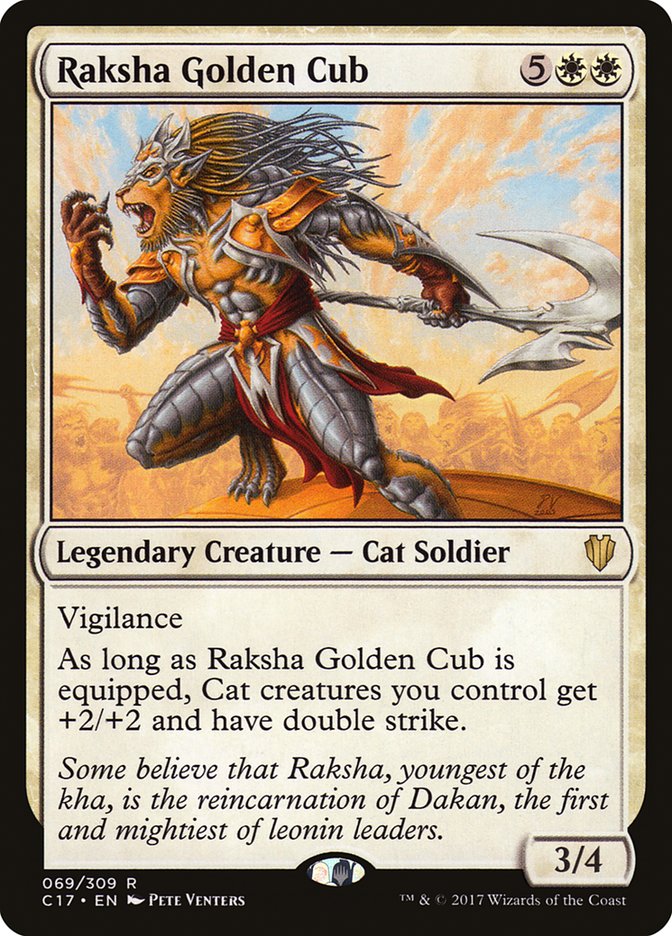 Raksha Golden Cub [Commander 2017] | L.A. Mood Comics and Games
