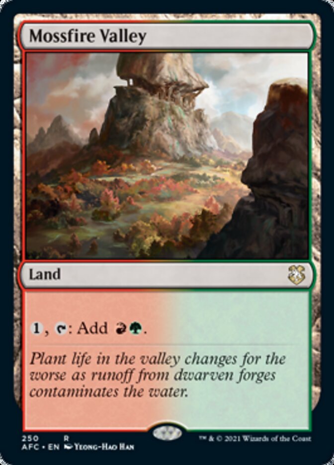 Mossfire Valley [Dungeons & Dragons: Adventures in the Forgotten Realms Commander] | L.A. Mood Comics and Games