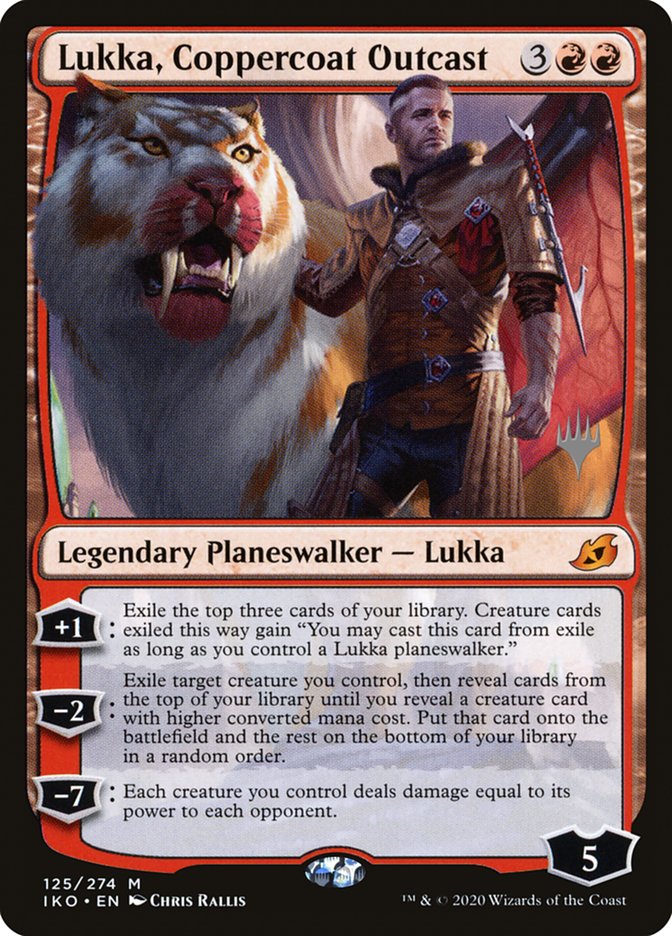 Lukka, Coppercoat Outcast (Promo Pack) [Ikoria: Lair of Behemoths Promos] | L.A. Mood Comics and Games