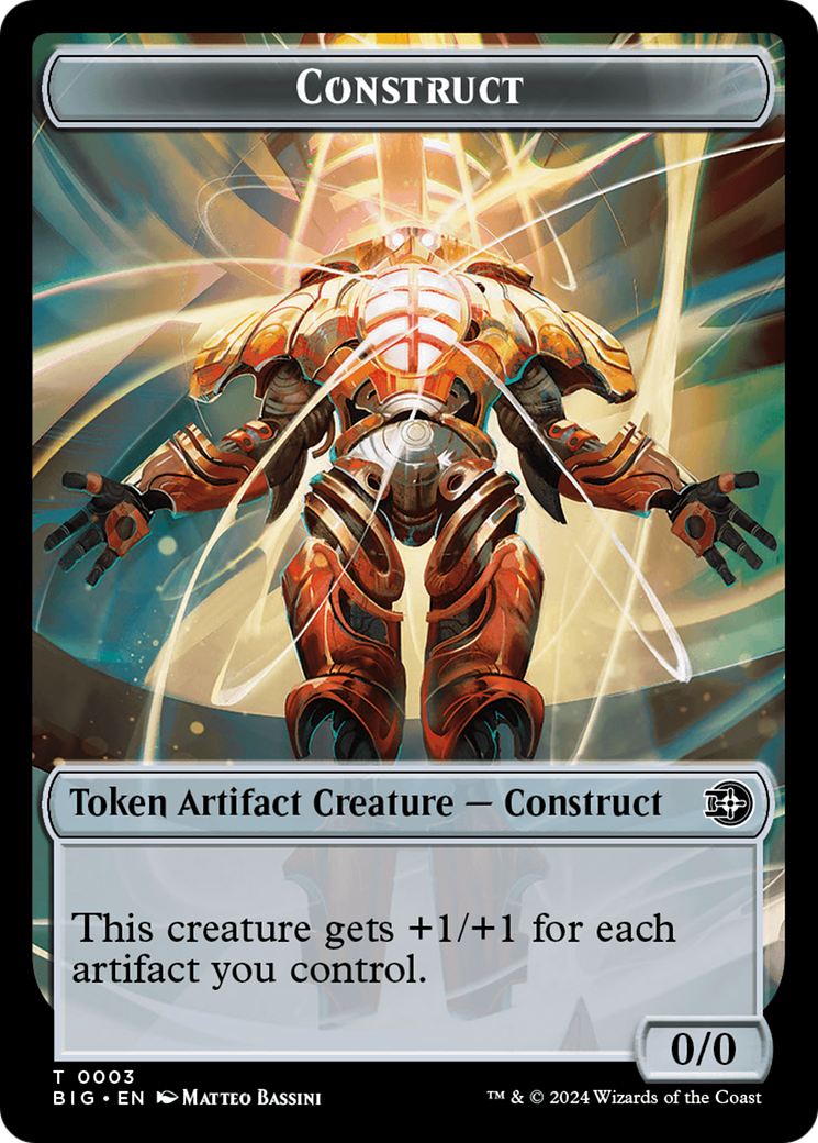 Construct Token [Outlaws of Thunder Junction: The Big Score Tokens] | L.A. Mood Comics and Games
