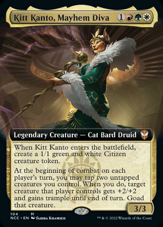 Kitt Kanto, Mayhem Diva (Extended Art) [Streets of New Capenna Commander] | L.A. Mood Comics and Games