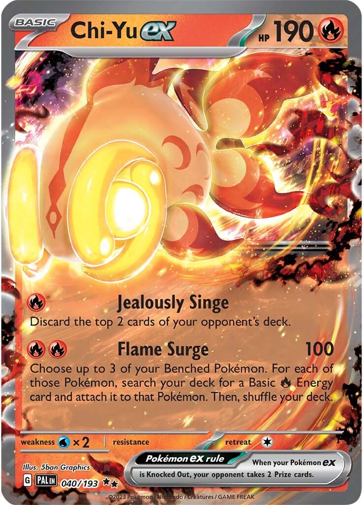 Chi-Yu ex (040/193) [Scarlet & Violet: Paldea Evolved] | L.A. Mood Comics and Games