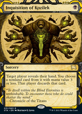 Inquisition of Kozilek (Foil Etched) [Strixhaven: Mystical Archive] | L.A. Mood Comics and Games