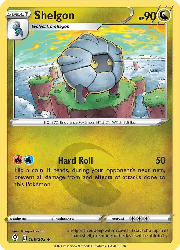 Shelgon (108/203) [Sword & Shield: Evolving Skies] | L.A. Mood Comics and Games