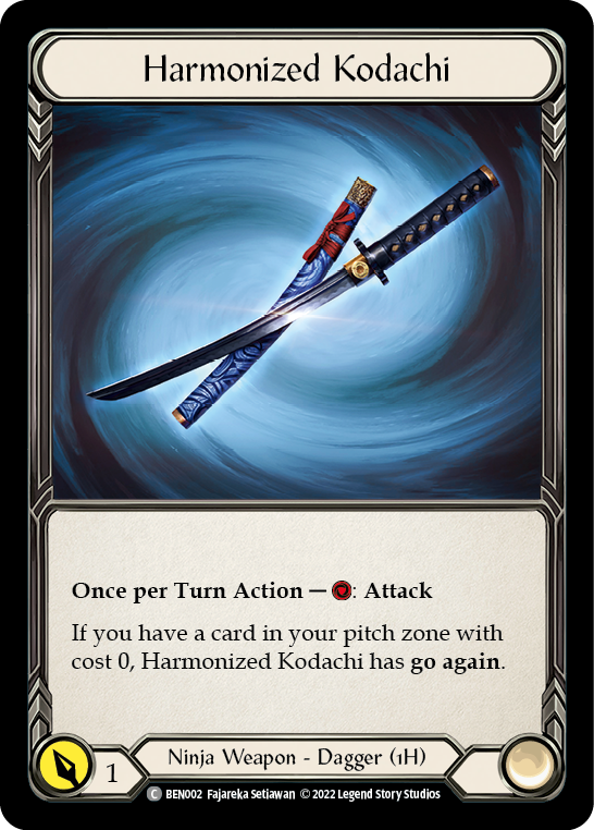 Harmonized Kodachi [BEN002] (Outsiders Benji Blitz Deck) | L.A. Mood Comics and Games