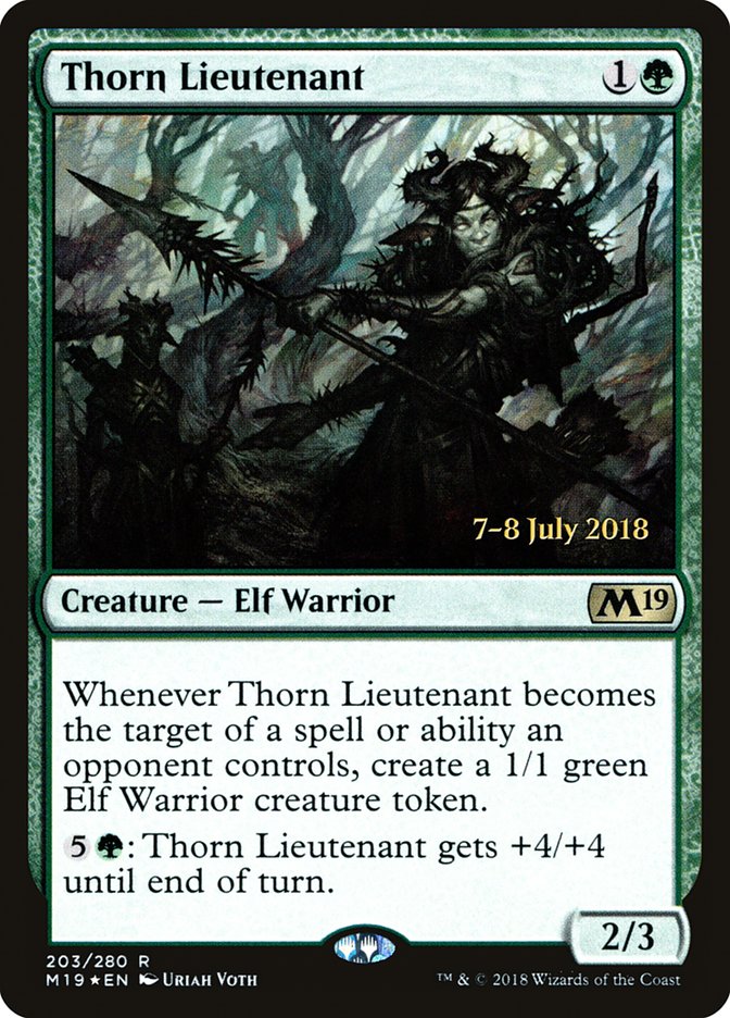 Thorn Lieutenant [Core Set 2019 Prerelease Promos] | L.A. Mood Comics and Games