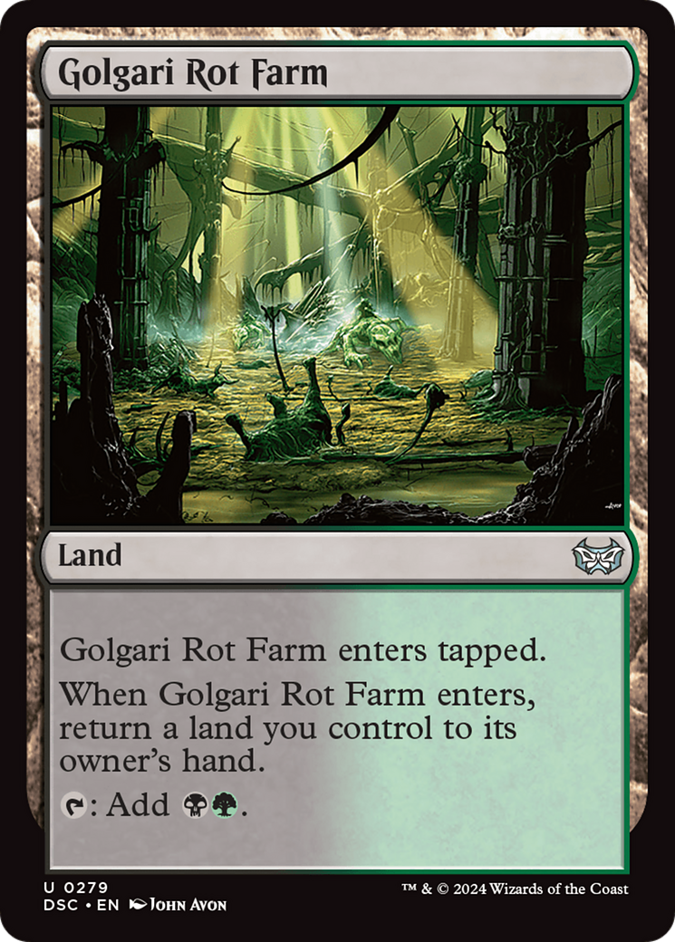 Golgari Rot Farm [Duskmourn: House of Horror Commander] | L.A. Mood Comics and Games