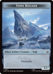 Stone Boulder // Bear Double-Sided Token [The Hobbit Tokens] | L.A. Mood Comics and Games