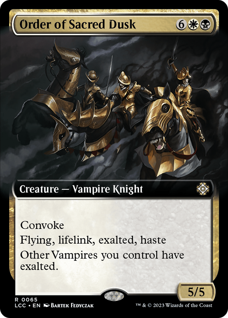 Order of Sacred Dusk (Extended Art) [The Lost Caverns of Ixalan Commander] | L.A. Mood Comics and Games