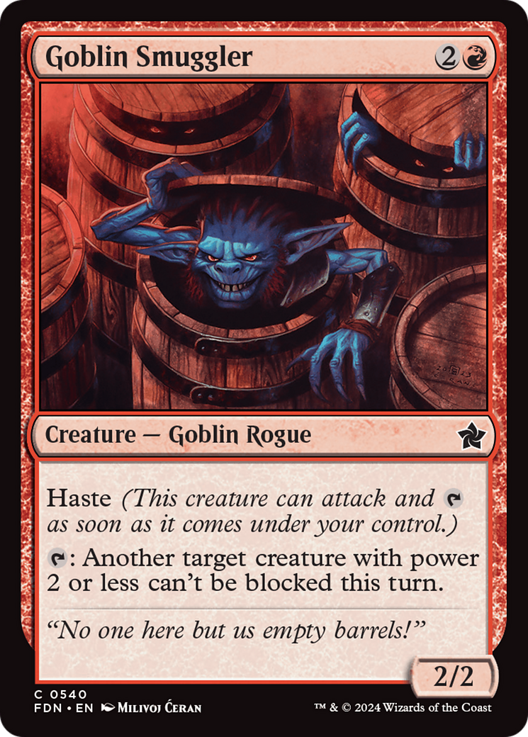 Goblin Smuggler [Foundations] | L.A. Mood Comics and Games