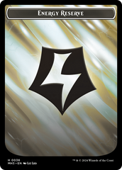 Energy Reserve (Ripple Foil) // Servo Double-Sided Token [Modern Horizons 3 Tokens] | L.A. Mood Comics and Games