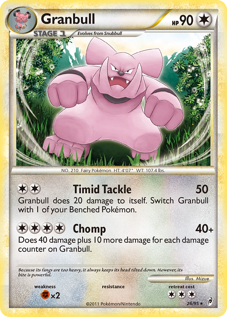 Granbull (26/95) [HeartGold & SoulSilver: Call of Legends] | L.A. Mood Comics and Games