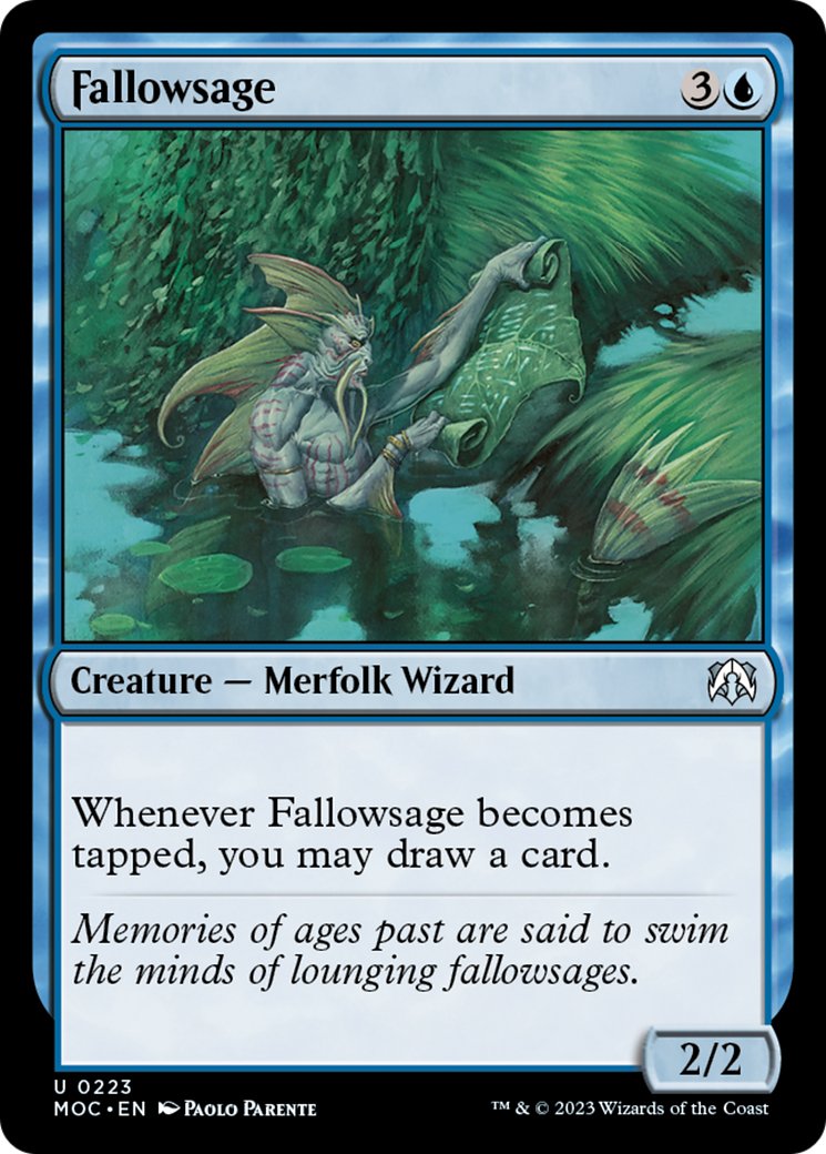 Fallowsage [March of the Machine Commander] | L.A. Mood Comics and Games