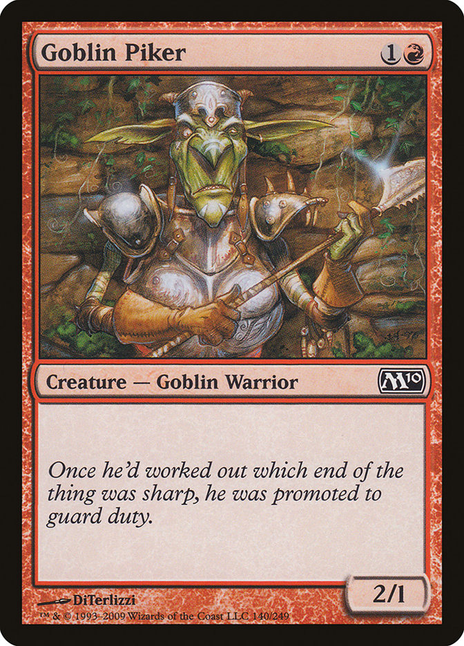 Goblin Piker [Magic 2010] | L.A. Mood Comics and Games
