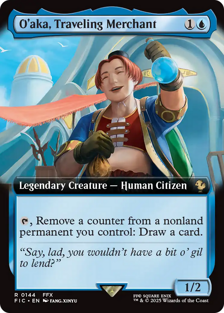 O'aka, Traveling Merchant (Extended Art) [FINAL FANTASY Commander] | L.A. Mood Comics and Games