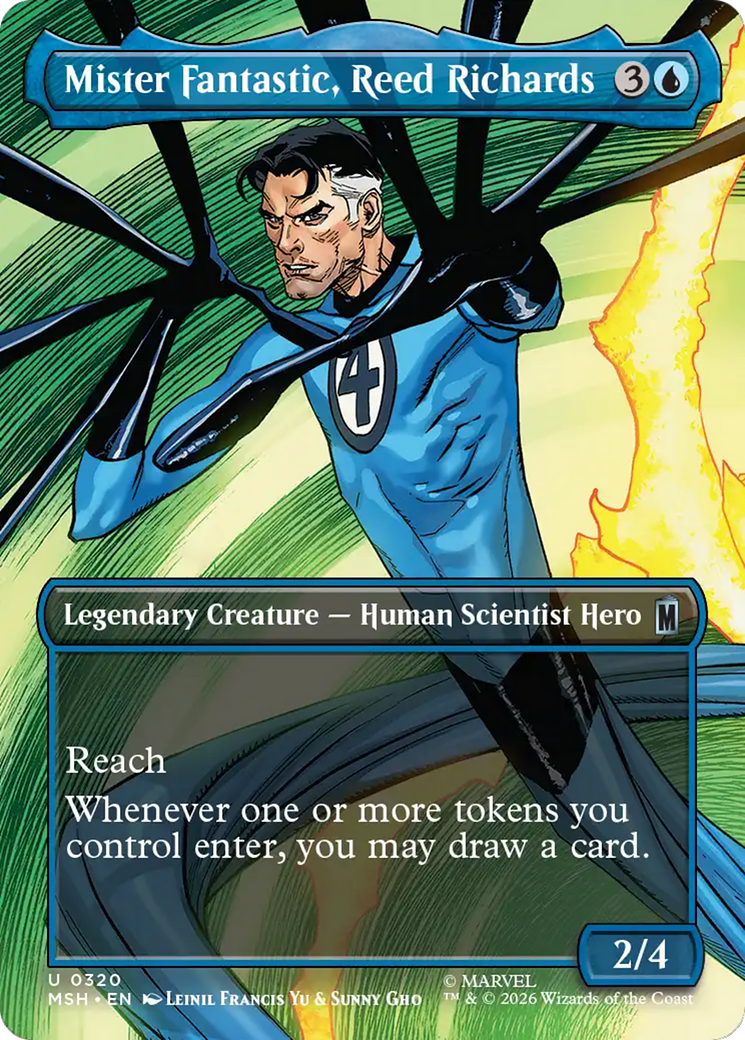 Mister Fantastic, Reed Richards (Borderless) [Marvel Super Heroes] | L.A. Mood Comics and Games