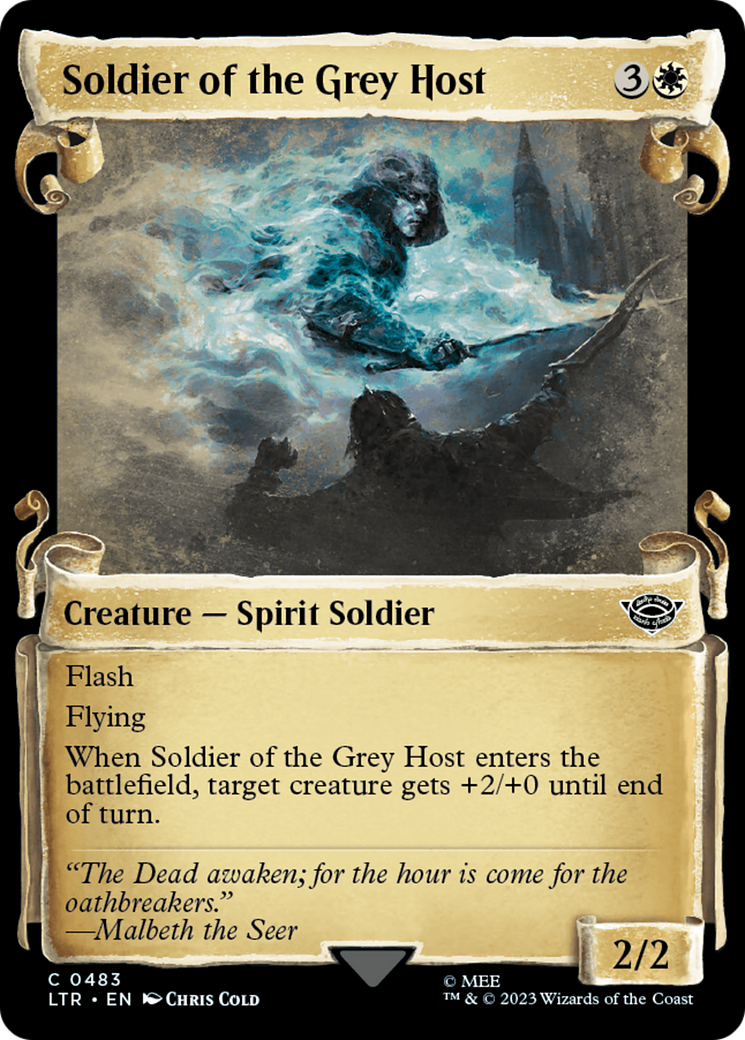 Soldier of the Grey Host [The Lord of the Rings: Tales of Middle-Earth Showcase Scrolls] | L.A. Mood Comics and Games