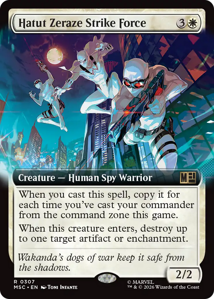 Hatut Zeraze Strike Force (Extended Art) [Marvel Super Heroes Commander] | L.A. Mood Comics and Games