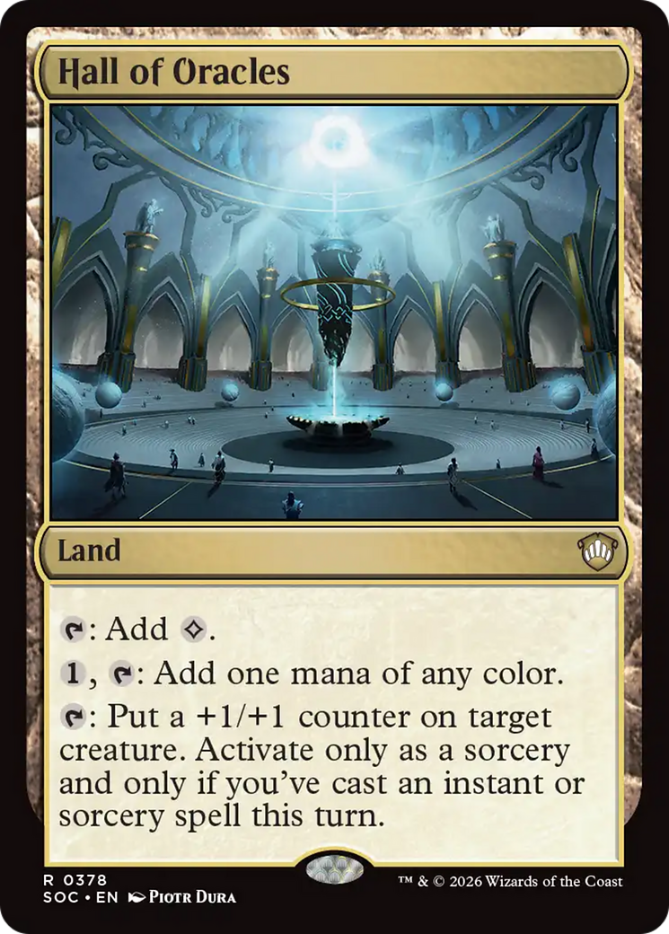 Hall of Oracles [Secrets of Strixhaven Commander] | L.A. Mood Comics and Games