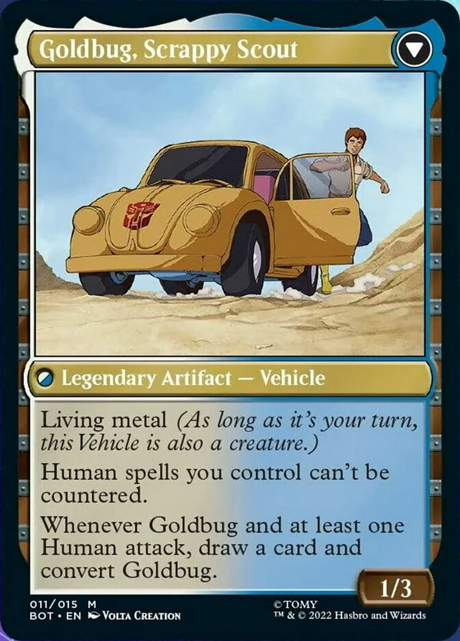 Goldbug, Humanity's Ally // Goldbug, Scrappy Scout [Transformers] | L.A. Mood Comics and Games