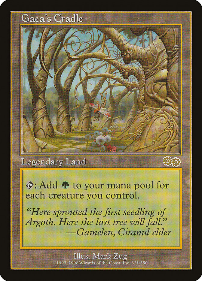 Gaea's Cradle [Urza's Saga] | L.A. Mood Comics and Games