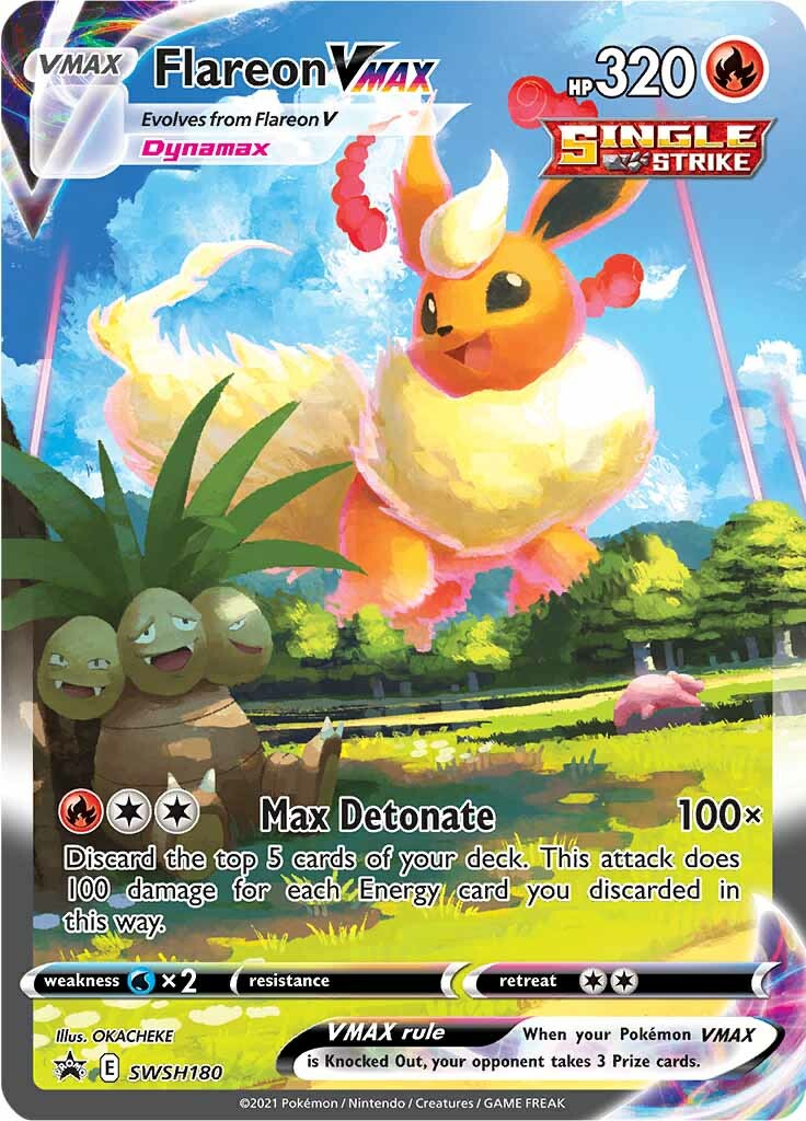 Flareon VMAX (SWSH180) [Sword & Shield: Black Star Promos] | L.A. Mood Comics and Games