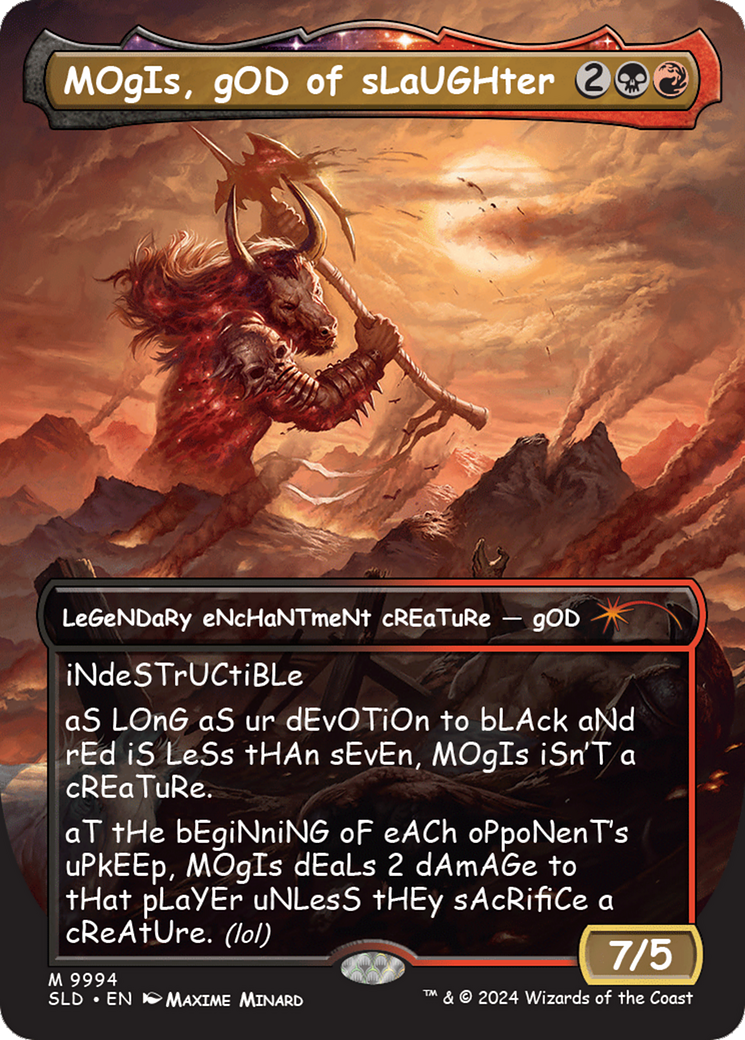 MOgIs, gOD of sLaUGHter (9994) [Secret Lair Drop Series] | L.A. Mood Comics and Games