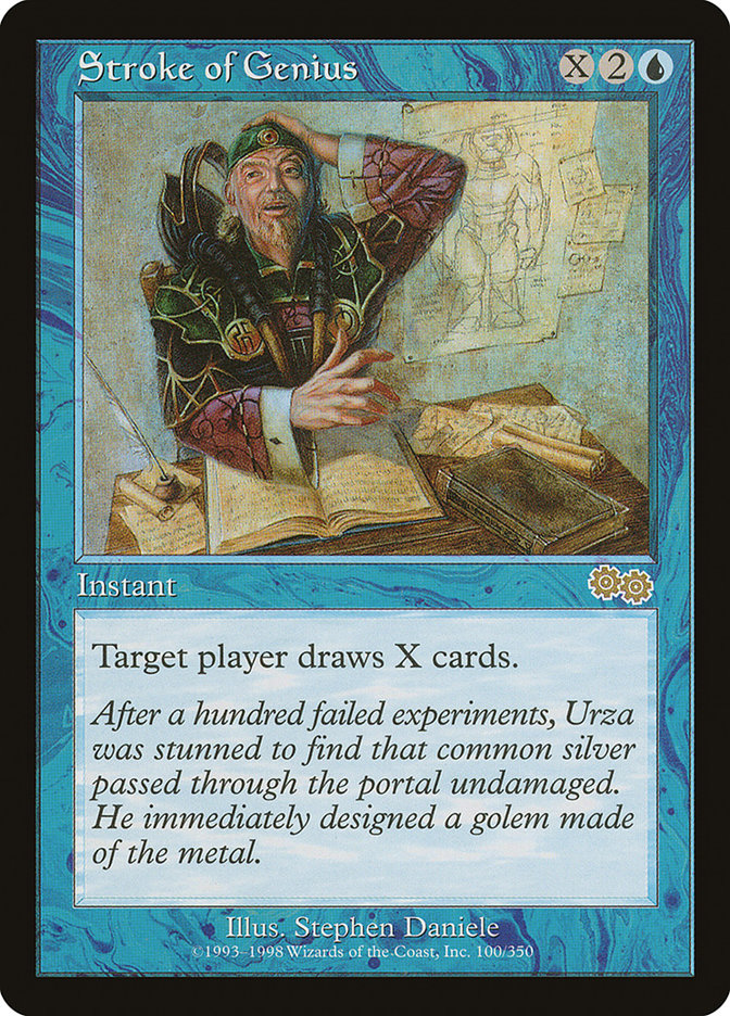 Stroke of Genius [Urza's Saga] | L.A. Mood Comics and Games