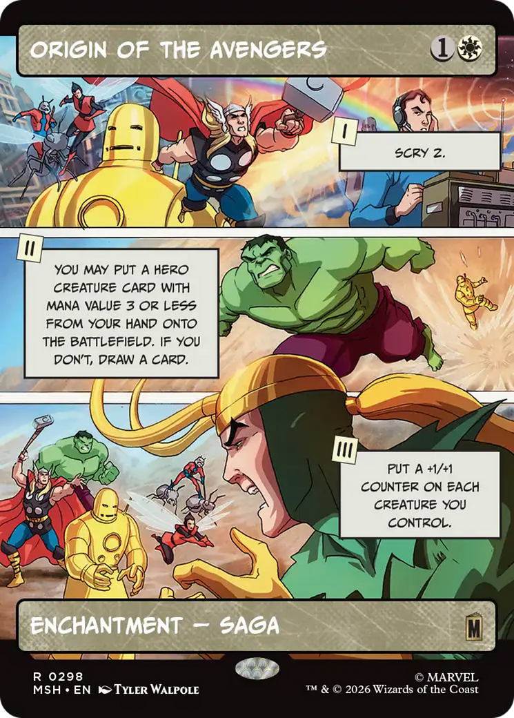 Origin of the Avengers (Borderless) [Marvel Super Heroes] | L.A. Mood Comics and Games