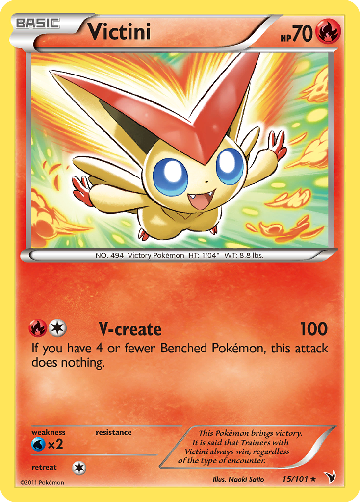 Victini (15/101) [Black & White: Noble Victories] | L.A. Mood Comics and Games