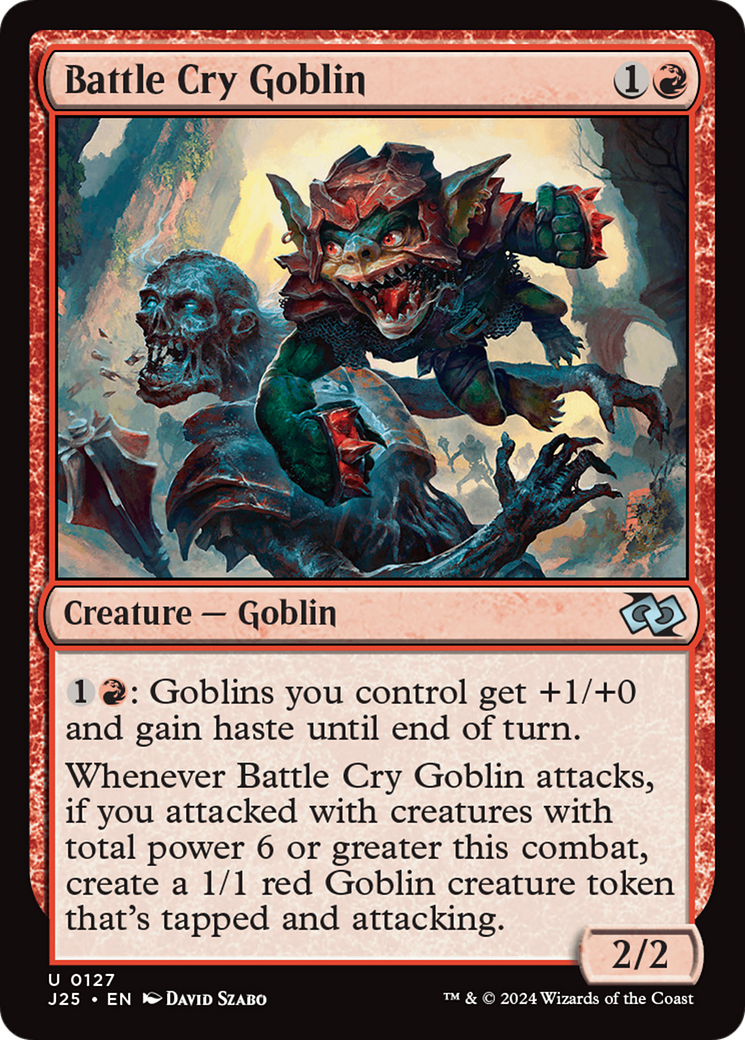 Battle Cry Goblin [Foundations Jumpstart] | L.A. Mood Comics and Games