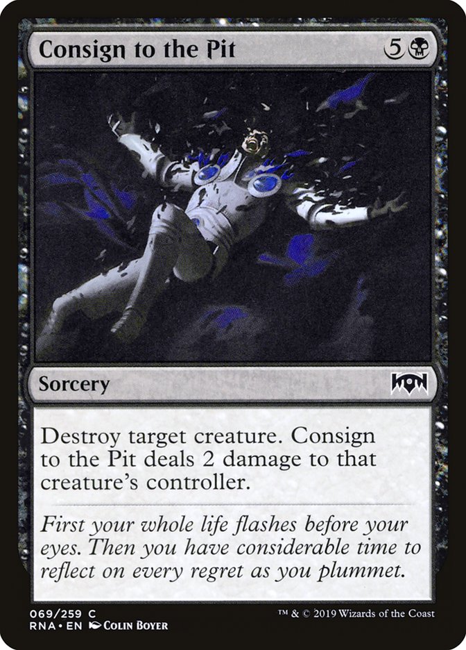 Consign to the Pit [Ravnica Allegiance] | L.A. Mood Comics and Games