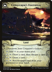 Conqueror's Galleon // Conqueror's Foothold [Ixalan Prerelease Promos] | L.A. Mood Comics and Games