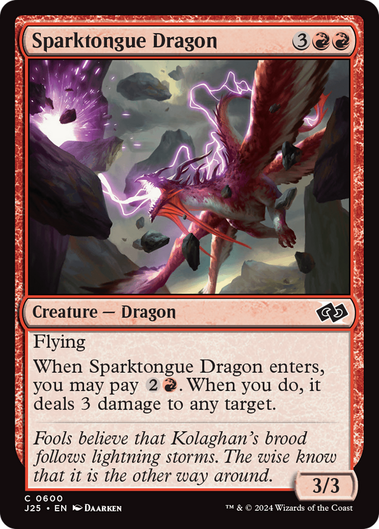 Sparktongue Dragon [Foundations Jumpstart] | L.A. Mood Comics and Games