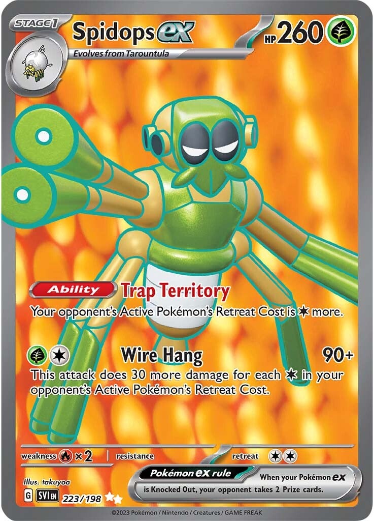 Spidops ex (223/198) [Scarlet & Violet: Base Set] | L.A. Mood Comics and Games