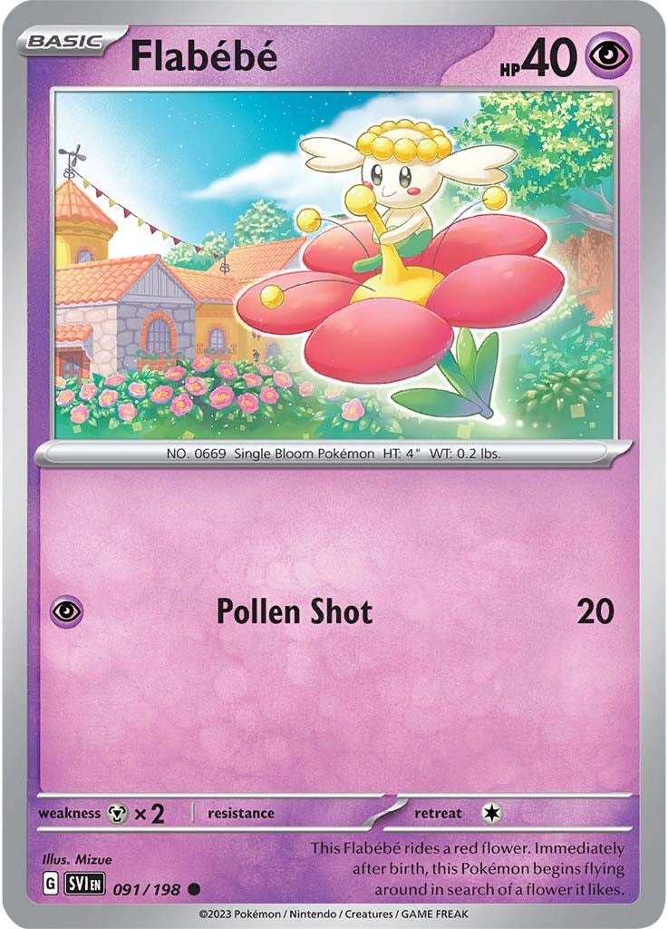 Flabebe (091/198) [Scarlet & Violet: Base Set] | L.A. Mood Comics and Games