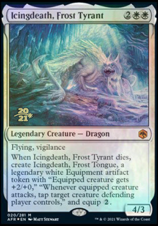 Icingdeath, Frost Tyrant [Dungeons & Dragons: Adventures in the Forgotten Realms Prerelease Promos] | L.A. Mood Comics and Games