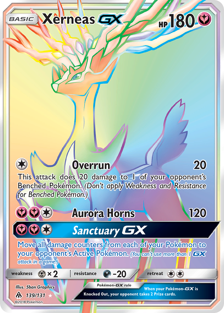 Xerneas GX (139/131) [Sun & Moon: Forbidden Light] | L.A. Mood Comics and Games