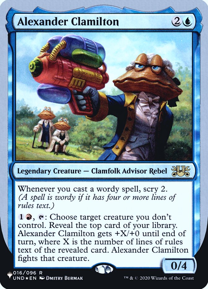 Alexander Clamilton (Unfinity Foil Edition) [The List] | L.A. Mood Comics and Games