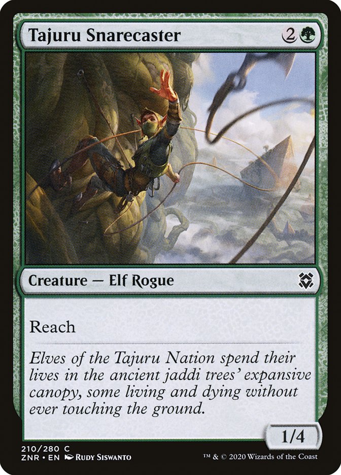Tajuru Snarecaster [Zendikar Rising] | L.A. Mood Comics and Games