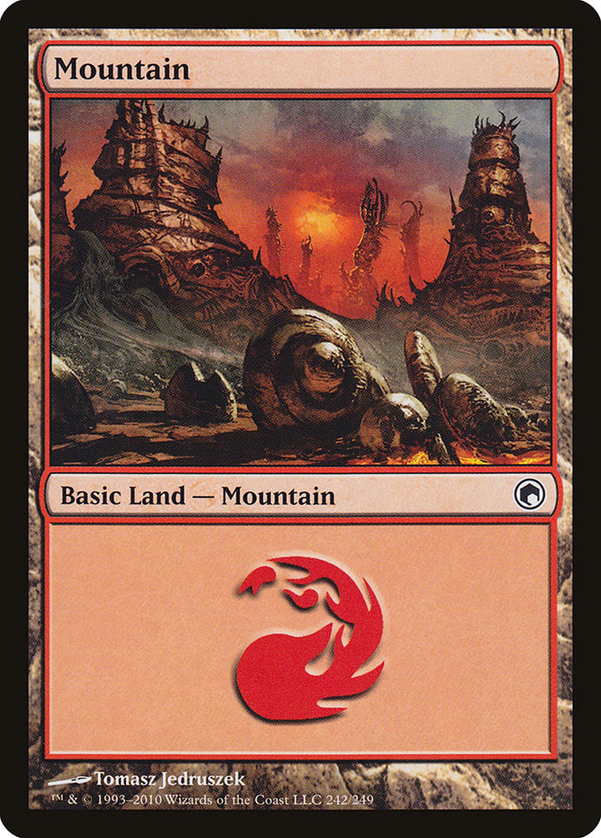 Mountain (242) [Scars of Mirrodin] | L.A. Mood Comics and Games